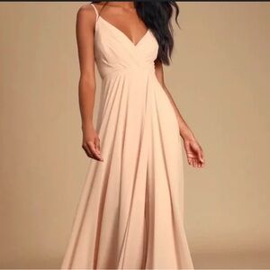 Elegant Cream Maxi Dress